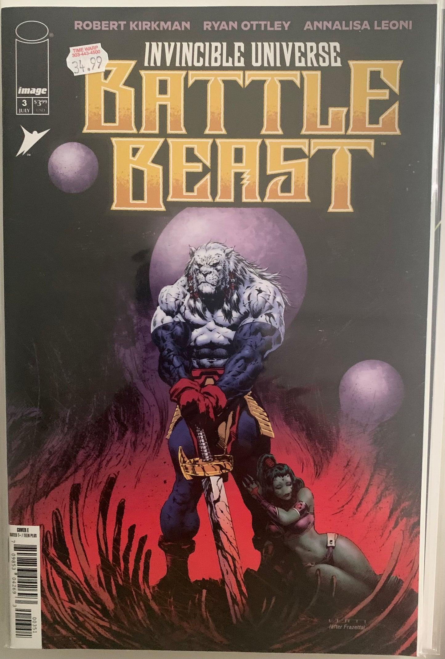 Invincible Universe Battle Beast (2025) #3 (Cover E)